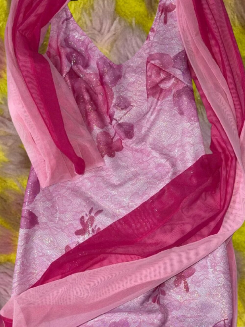 Cutie Baby Phat Pink Dress with Scarf